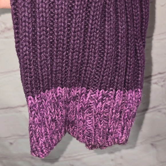Denim & Co. Purple Block Sweater Womens Size 1x - Picture 3 of 12